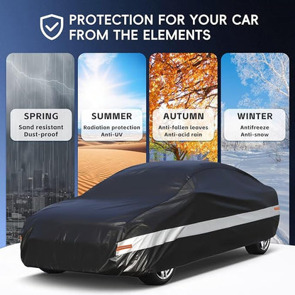 10 Layers Car Cover Custom Fit for BMW Z4 E85, Waterproof All Weather for - Image 5