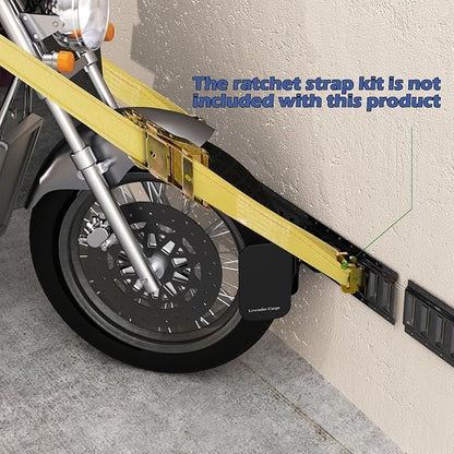 E-Track Dirt Bike Wheel Chocks, Bike and Dirt Bike in Enclosed - Image 5