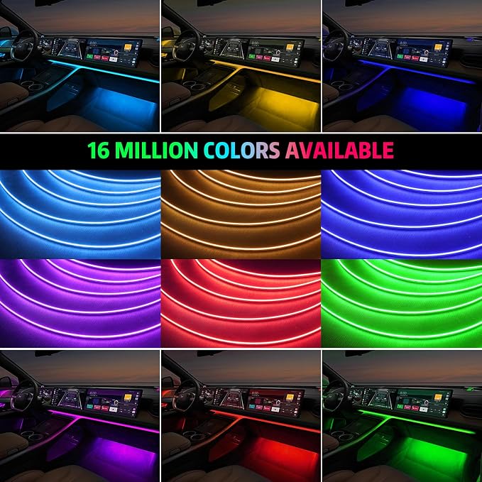 Acrylic Interior Car LED Strip Light - Image 2