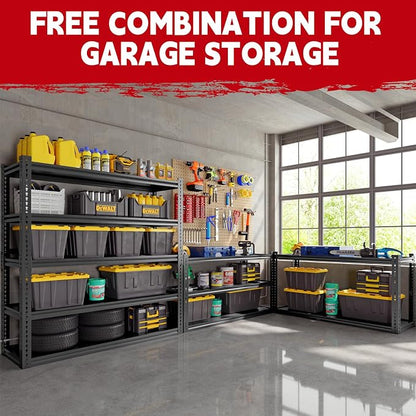 48" Wide Garage Shelving Heavy Duty 3000LBS, 5 Tier Adjustable Storage Rack - Image 9