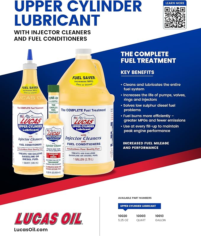 Lucas Oil LUC10020 Fuel Treatment - Image 7