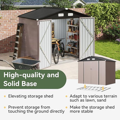 Aoxun 7x5 FT Outdoor Storage Shed - Image 2