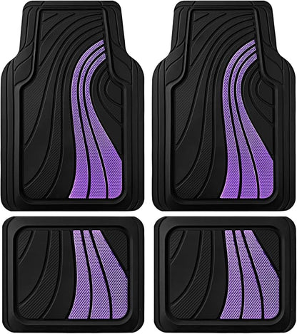 Road Comforts Car Floor Mats Full Set – Front & Rear Car Floor Mats by RoadComforts