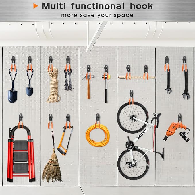 Heavy Duty Hose Hook, Garage Storage Utility Hooks, Garden Hose Hooks - Image 7