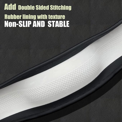 Steering Wheel Cover Standard Size Medium 14.5-15 inch, Breathable Microfiber - Image 7