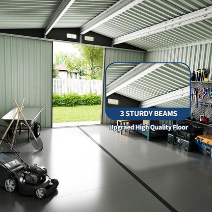 8x10 FT Metal Storage Sheds Outdoor - Image 6