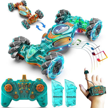 RC Car Gesture Hand Gesture Sensing RC Stunt Double-Side Flip 360° All-Round by XUERENTECH