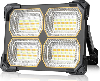 500W Led Work Light Rechargeable, 42000MAh Solar Portable Light, 42000LM by Sinear