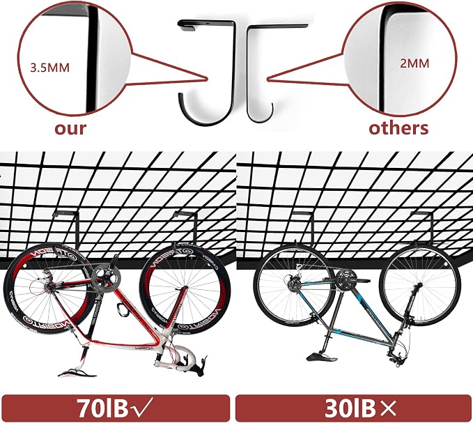 8-Pack Heavy Duty Add-On Flat Hook Accessory - Image 4