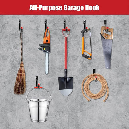 Sinoer 12 Pack Garage Hooks，9.8" & 3.5" Utility Storage Hook - Image 6