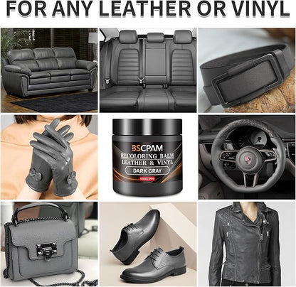 Dark Gray Leather Recoloring Balm - Image 2