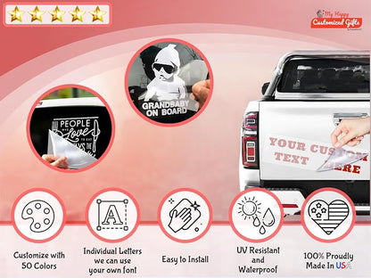 Choose Your Custom Sticker or Magnet ║ ║ Make Your Own Text or Graphic on - Image 4