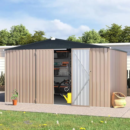 U-MAX 12' x 10' Metal Storage Shed - Image 2
