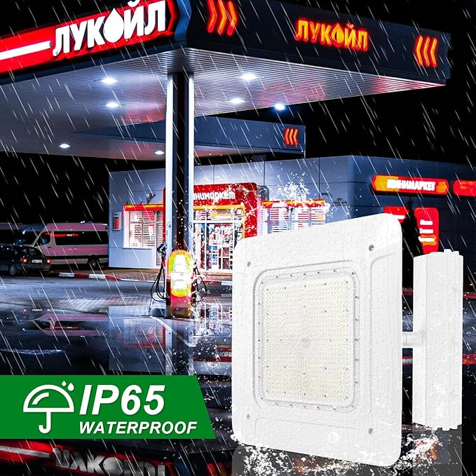 OSTEK LED Gas Station Canopy Light, 240W Carport Ceiling Light 5700K, Outdoor - Image 5