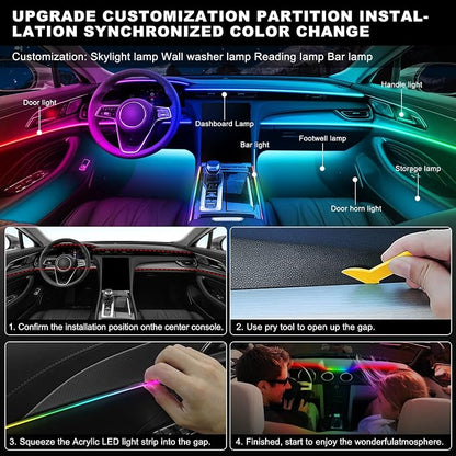 Acrylic Interior Car LED Strip Light - Image 5