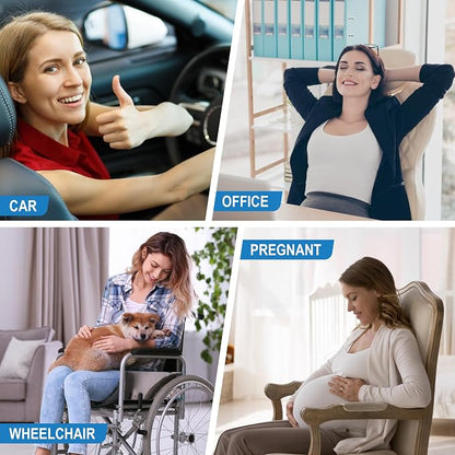 Lumbar Support Pillow for Car, Memory Foam Lumbar Pillow for Lower Back Pain - Image 7