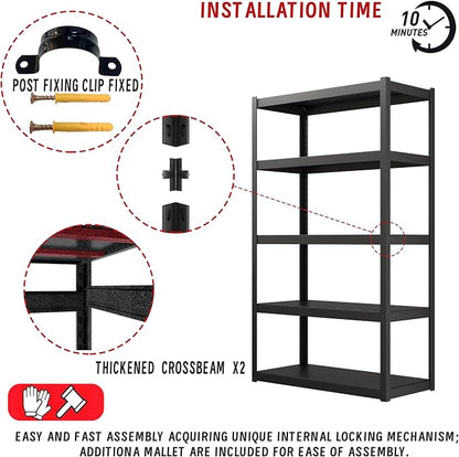 5 Tier Garage Shelves - Image 3