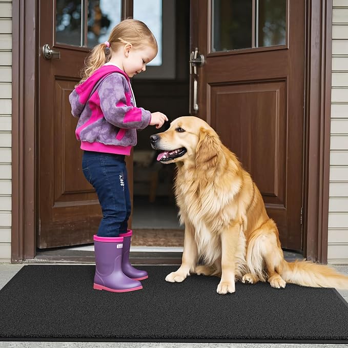 Sturdy Front Door Mat, Fade Resistant, Waterproof Low Profile Entry Mat - Image 4
