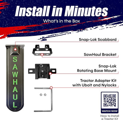 SawHaul Snap-Lok Universal Chainsaw Carrier Kit - Image 6