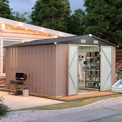 Aoxun 10x10 FT Shed Outdoor Storage Shed - Image 9