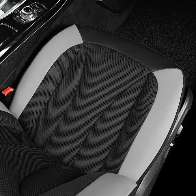 GIANT PANDA 2 Front Leather Car Seat Cover - Image 8
