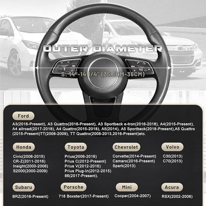 SEG Direct Car Steering Wheel Cover - Image 5