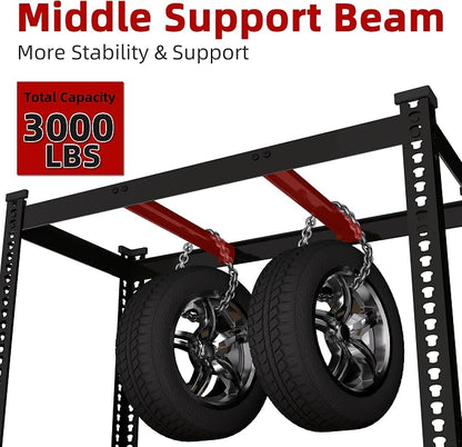 3 Packs 48" W x 24" D x 72" H Adjustable Garage Storage Shelves - Image 3