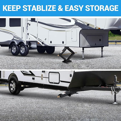 Garvee 24" RV Scissor Jack - 7500lb Heavy Duty Leveling Stabilizer - Image 5