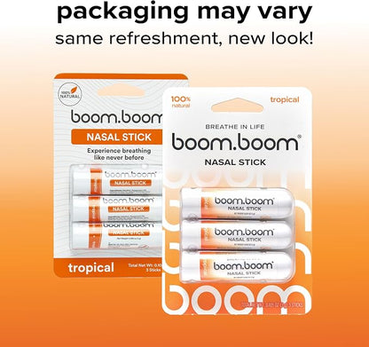 BoomBoom Nasal Stick | Vapor Flow Technology | Cool Refreshing Sensation | - Image 2