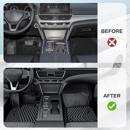 AUTOSAVER88 Floor Mats Fit for 2025 Toyota Tacoma Double Cab, All Weather TPE - Image 7