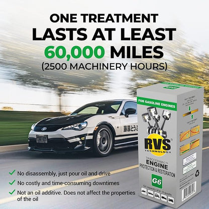 G6 Engine oil Treatment; For Gasoline Engines - Image 7