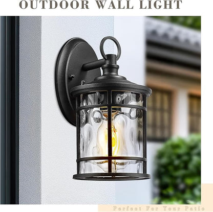Emliviar 2 Pack Exterior Wall Sconce Light, Anti-Rust Outdoor Lanterns Wall - Image 4