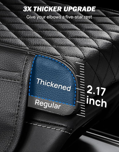 JOYTUTUS Center Console Cover for SUV Sedan, Thick Arm Rest Pad - Image 6