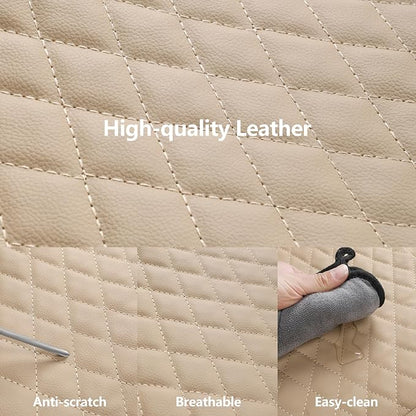 Car Seat Covers, Breathable and Waterproof Leather Seat Covers, Luxury PU - Image 4