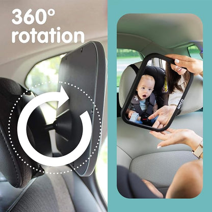 Onco Baby Car Mirror Rear Facing - Image 9