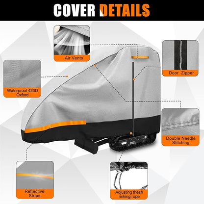 Car Cover Mini Excavator 2000lbs, Compatible - Image 3