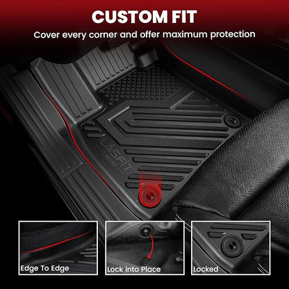 LASFIT Front Floor Mats for 2022-2025 Ford Transit 150/250/350/350HD - Image 3