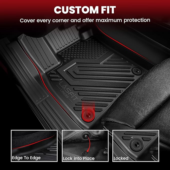 LASFIT Floor Mats & Cargo Liner 2021-2025 & Only 7 Seats - Image 3