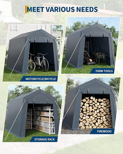 6x6 Ft Carport Heavy Duty Tent - Image 6