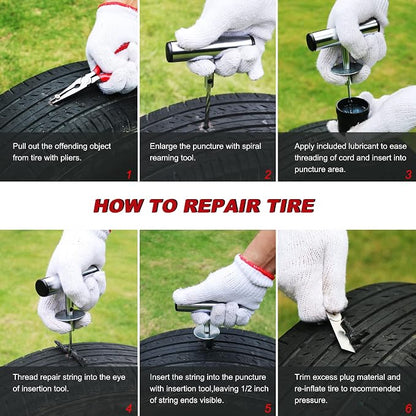 Heavy Duty Tire Repair Tools Kit - Image 6