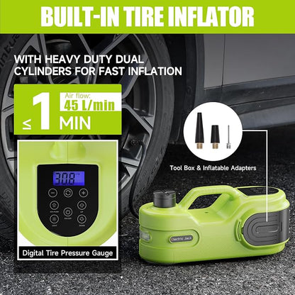 Electric Car Jack Kit 5T 12V Hydraulic Tire Jack - Image 4
