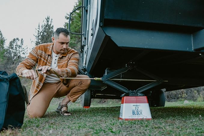 ANDERSEN HITCHES | RV Accessories | Single Trailer EZ Jack Block| Leveling - Image 5