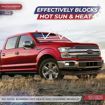 Autoamerics Truck Windshield Sun Shade - Image 3