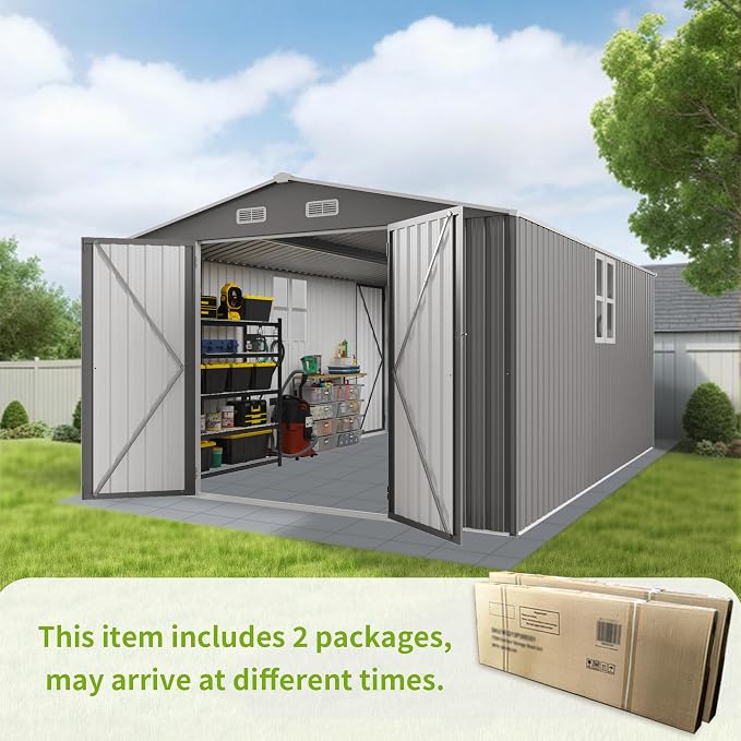 10x14 FT Outdoor Storage Shed - Image 8