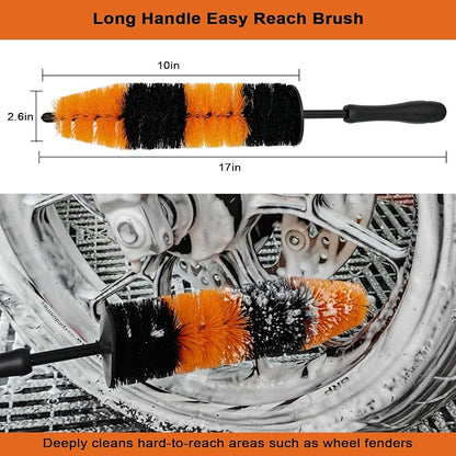 Motorcycle Cleaning Brush Kit 6 Pack - Image 2