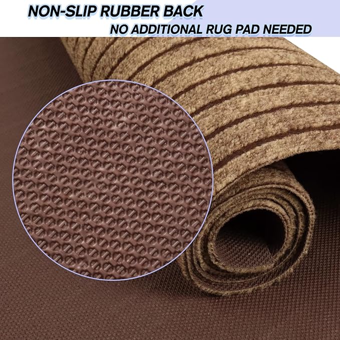 Custom Size Backed Non-Slip Area Rugs Runner, Easy Clean, Waterproof Runner - Image 4
