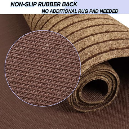 Custom Size Backed Non-Slip Area Rugs Runner, Easy Clean, Waterproof Runner Rugs - Image 4