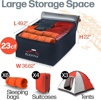 RoofPax 23 cft. Extra Waterproof Rooftop Cargo Carrier Bag, Double Weatherproof - Image 5