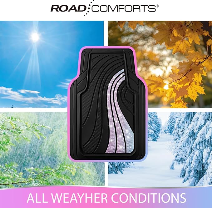 Road Comforts Car Floor Mats Full Set – Front & Rear Car Floor Mats - Image 7