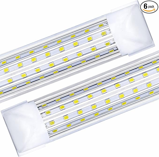 20 Pack, LED Shop Light, 8FT 144W 14500LM 6000K, Cold White, U Shape, Hight by Unknown
